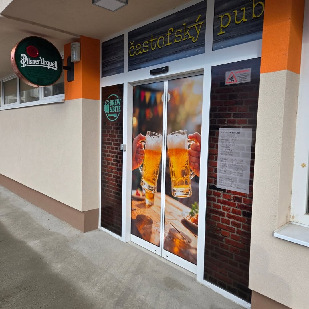 Vstup do Častofský Pub